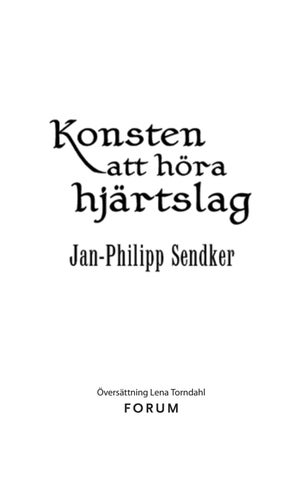 konsten att höra hjärtslag konsten att höra hjärtslag