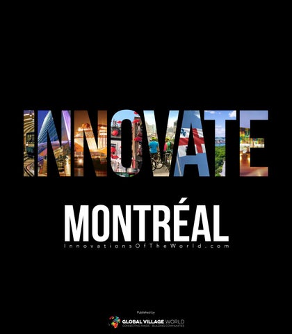 Innovate Montreal by Sven Boermeester - Issuu