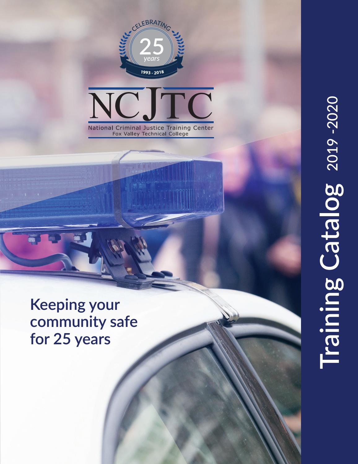 National Criminal Justice Center Fox Valley Technical College