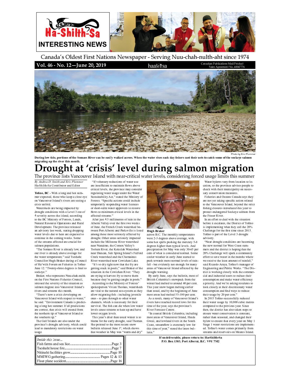 Ha Shilth Sa June 19 By Hashilthsa Issuu