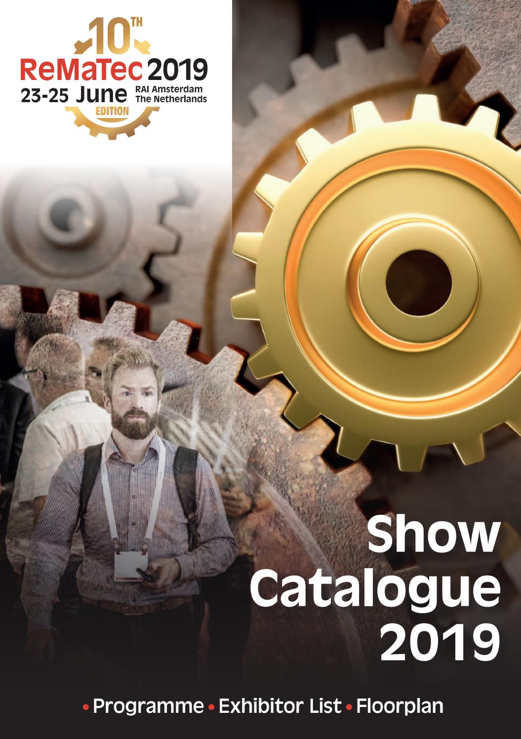 Show Catalogue ReMaTec 2019 by RAI Amsterdam Issuu