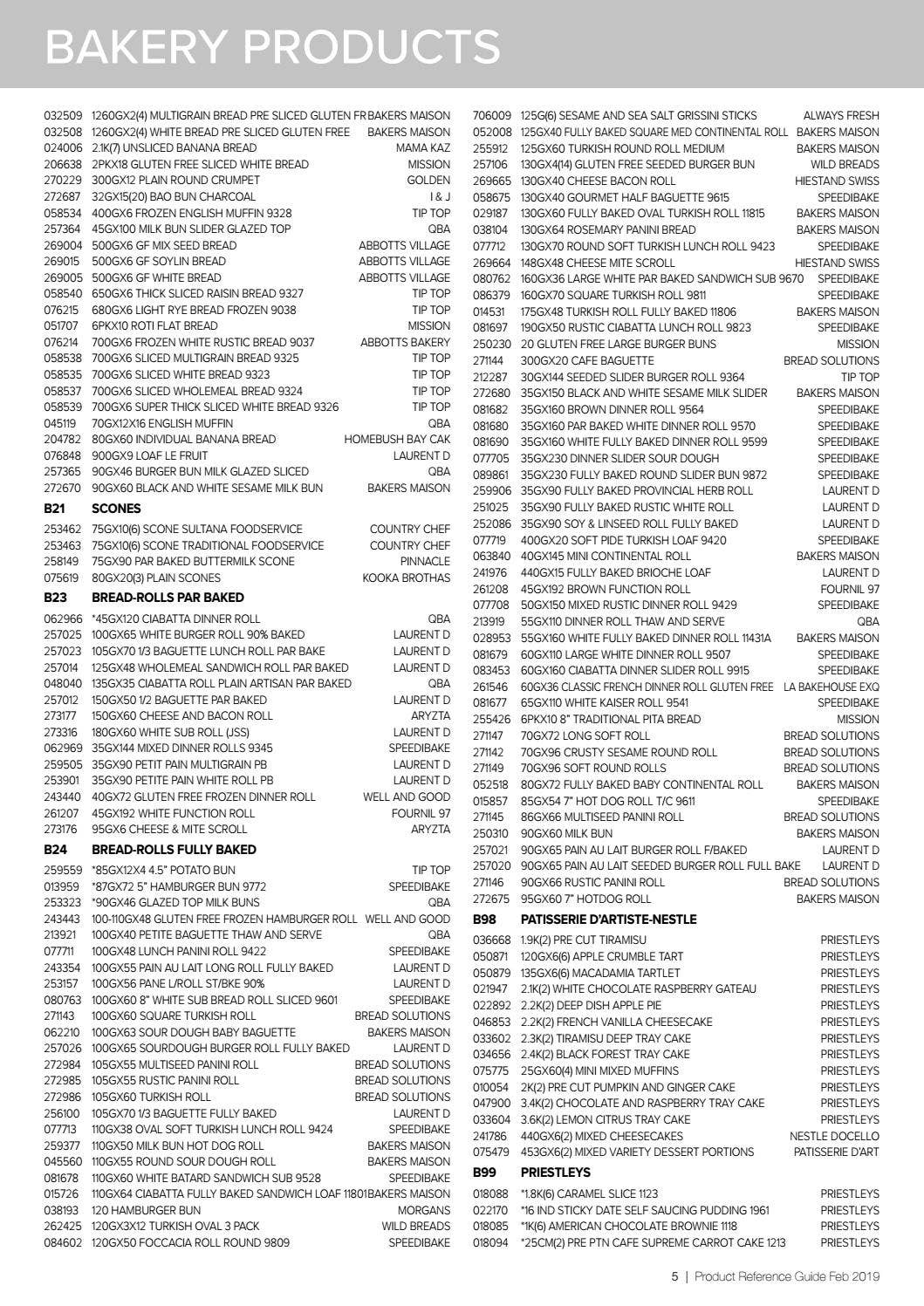 Product Reference Guide (VIC) July 2019 by PFD Food Services - Issuu