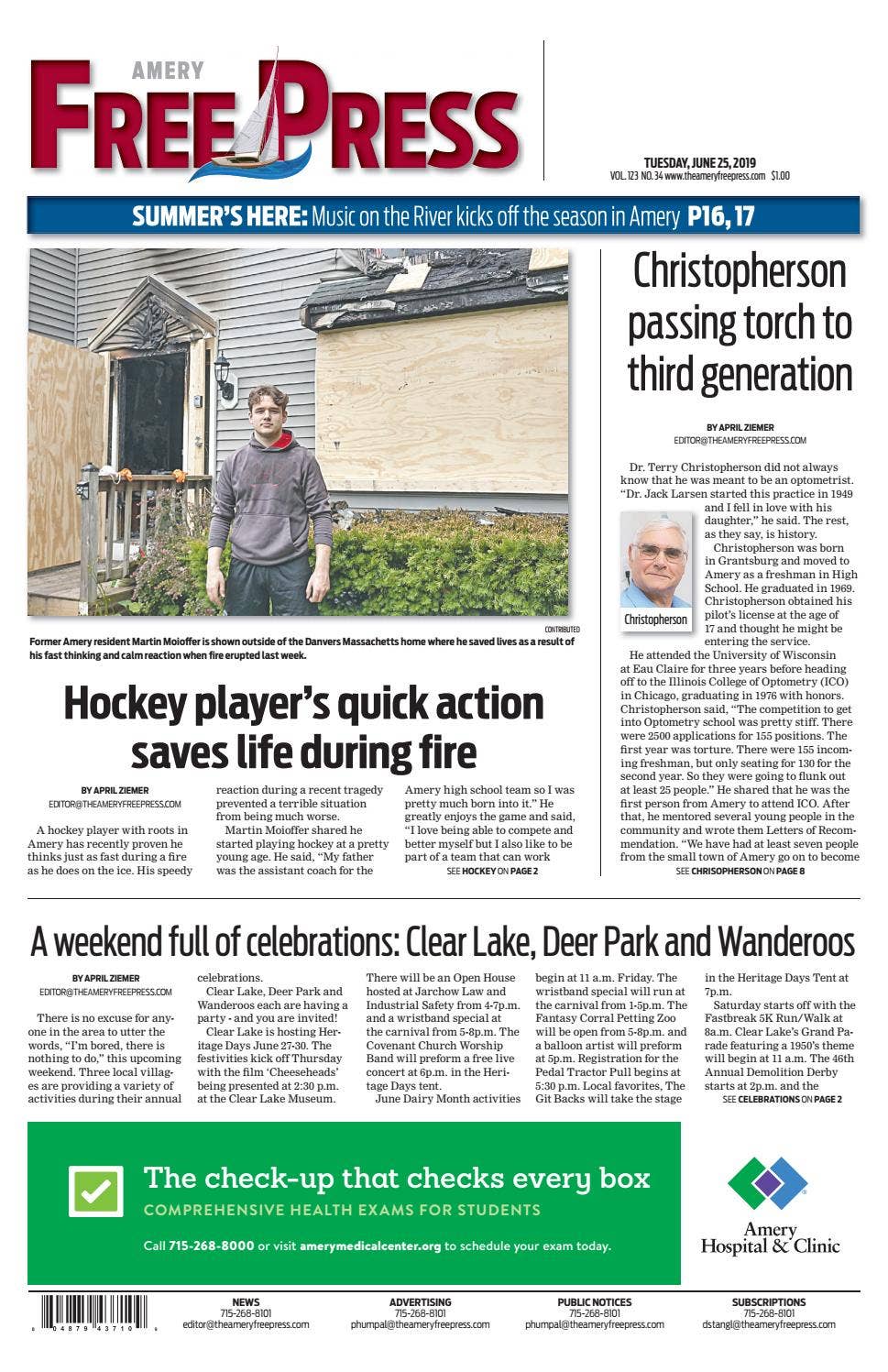 Amery Free Press June 25, 2019