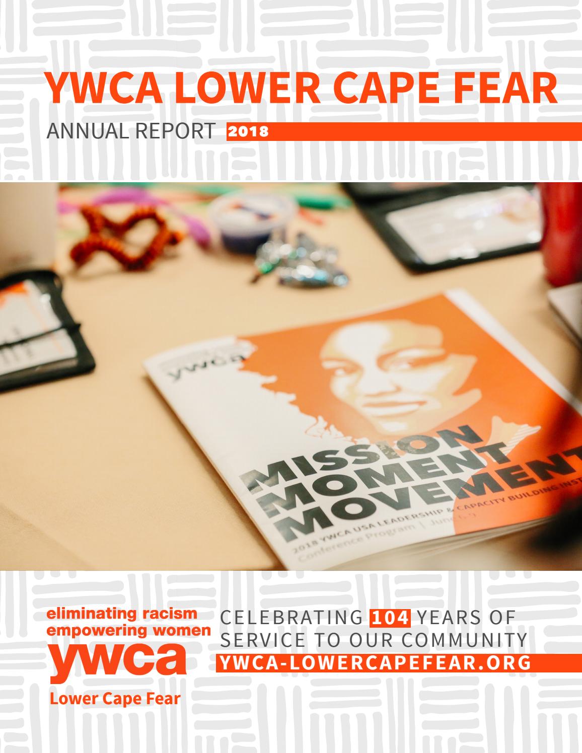 YWCA Lower Cape Fear 2018 Annual Report to the Community by YWCA Lower