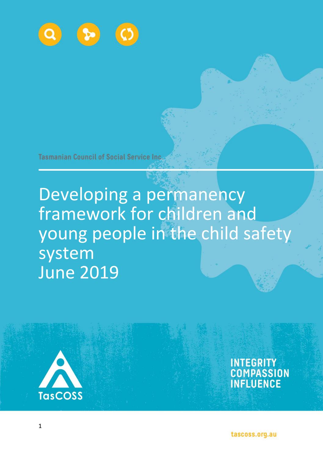 TasCOSS submission to Permanency Framework for Children & Young People