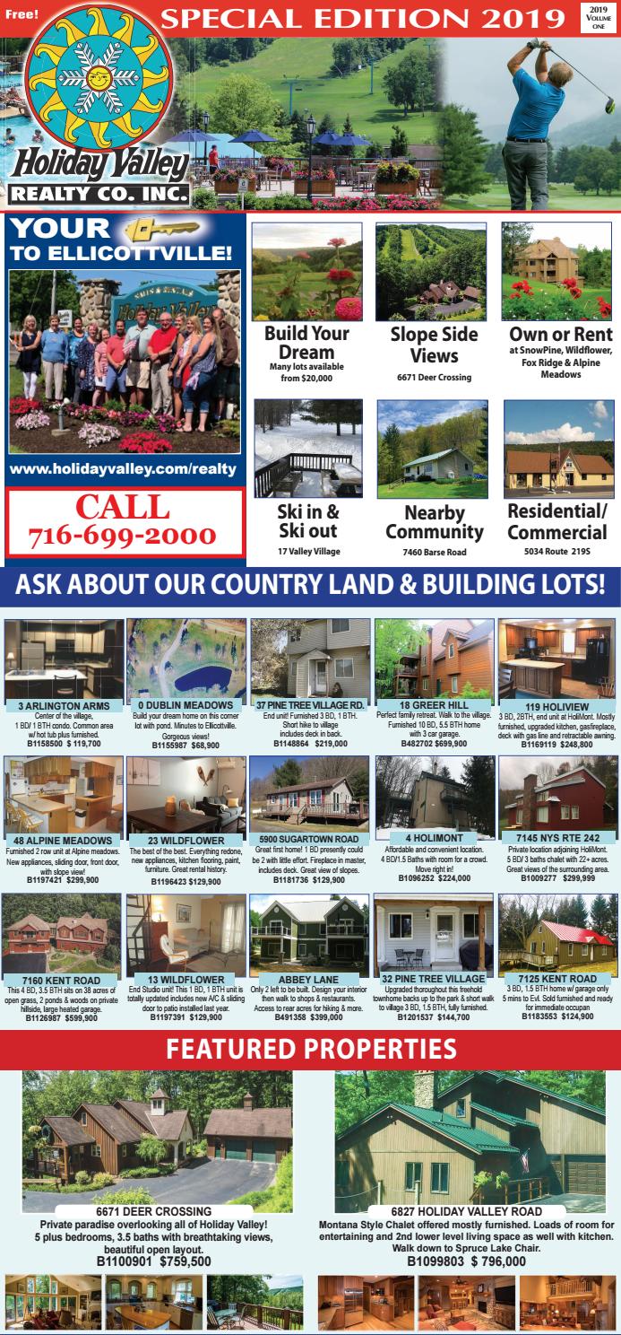 2019 Holiday Valley Realty Summer Listings by Community Source Issuu