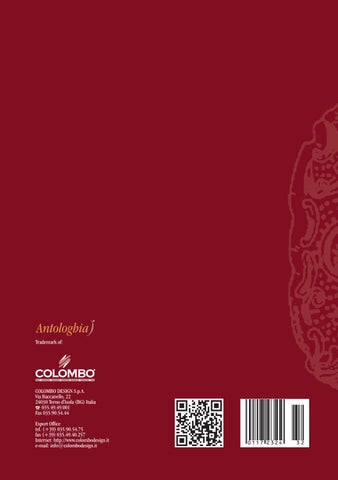 Colombo Design S.p.A. 家具目录 · Antologhia 2017: complements 第 14 页