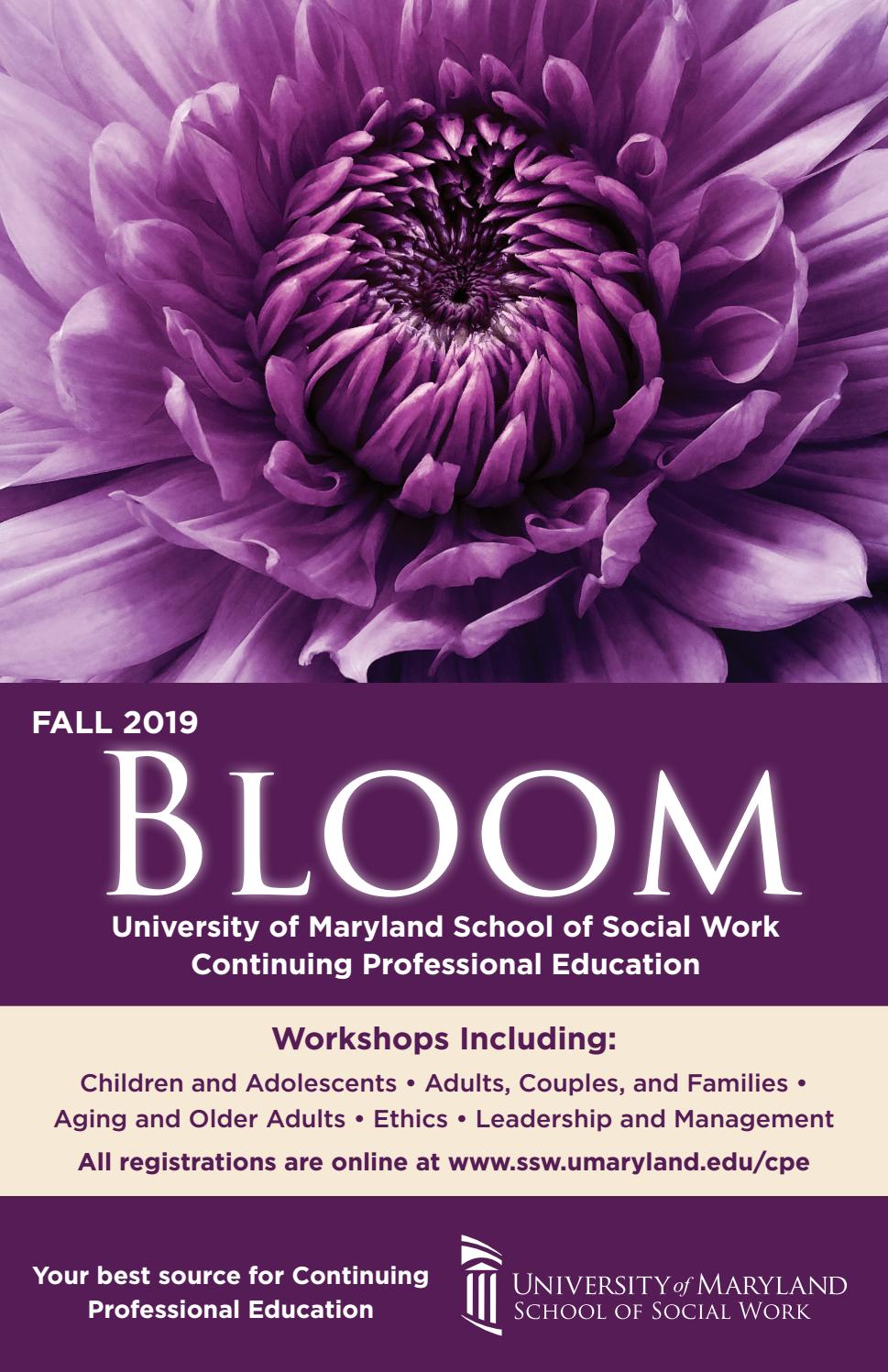 Fall 2019 Bloom by UM SSW Issuu
