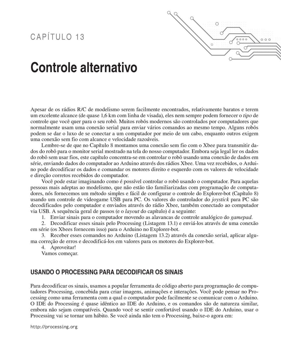 Issuu Arduino Arduino para Robótica by Editora Blucher - Issuu