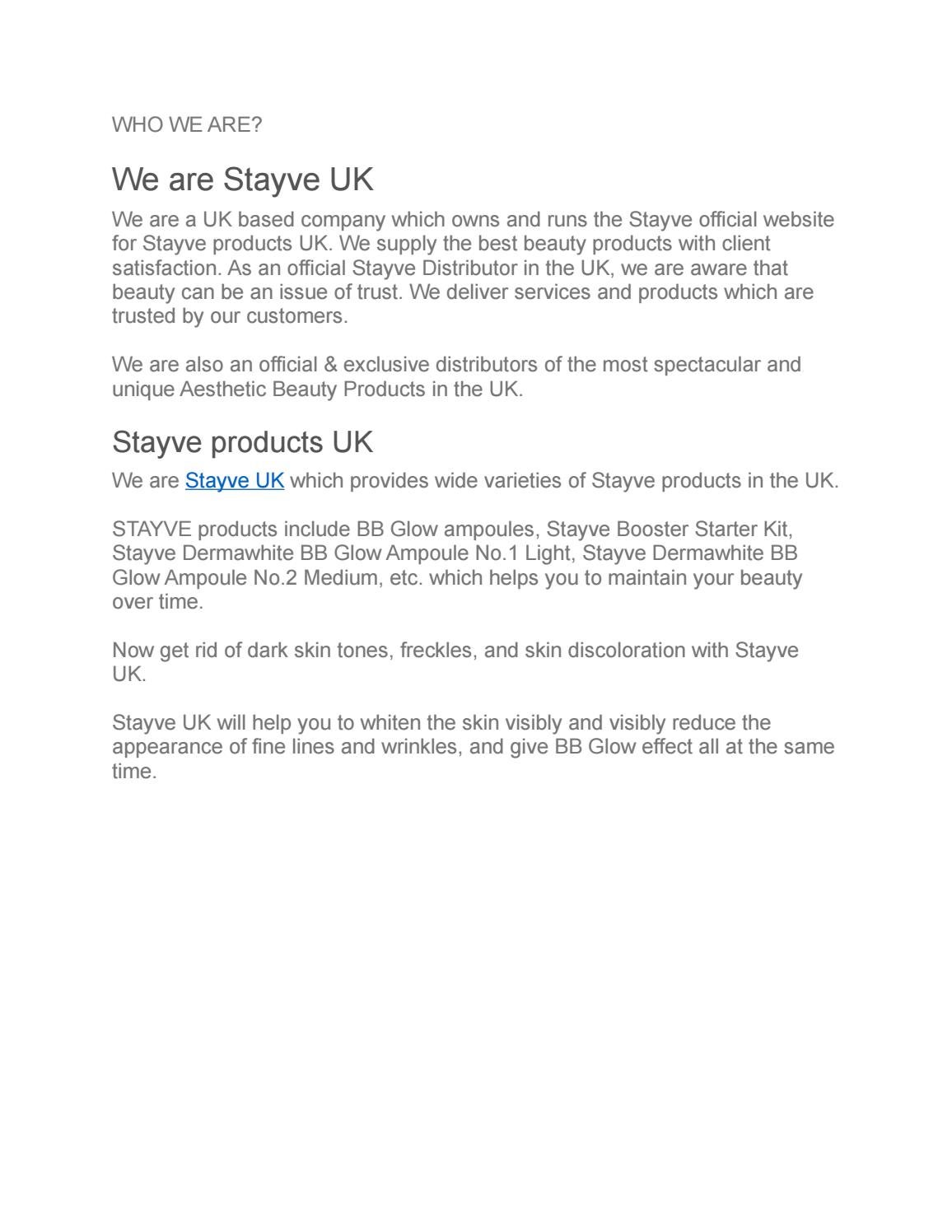 Stayve UK | Aesthetic Beauty Products in UK | Stayve Products UK by ...