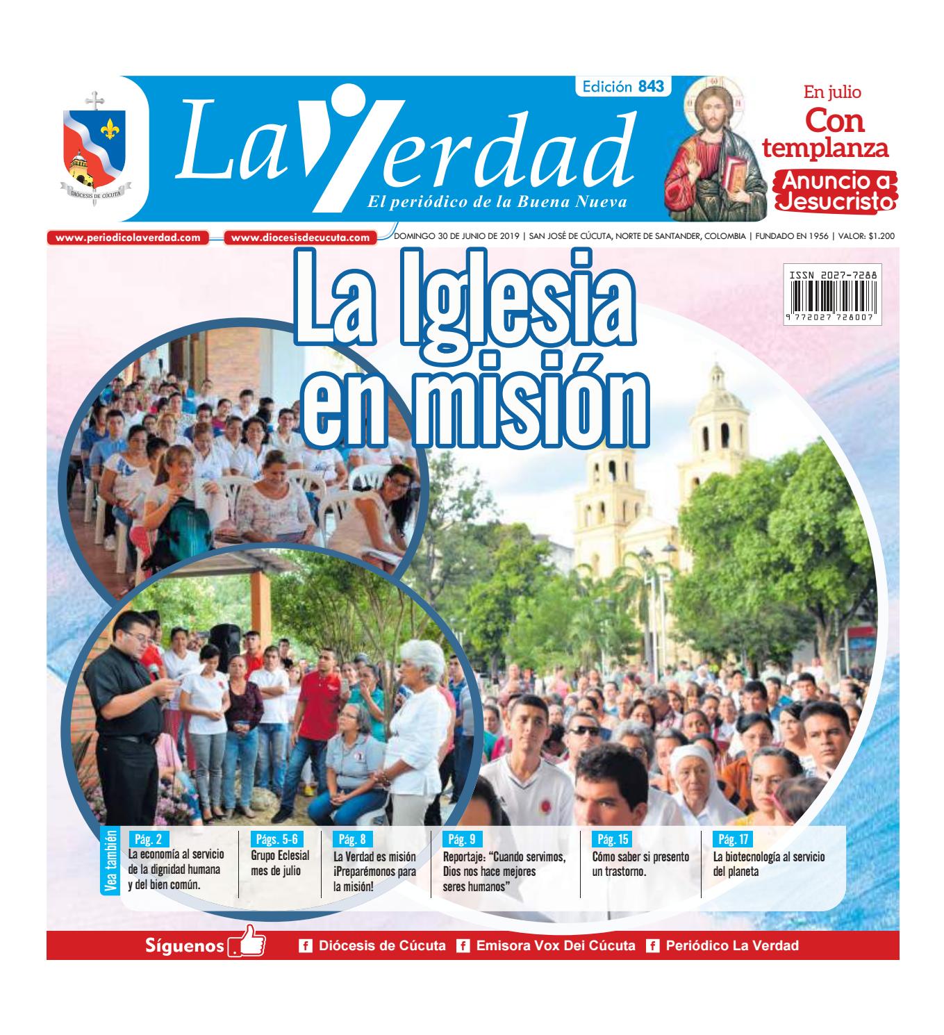 Edición 843 by La Verdad Periódico de la Buena Nueva - Issuu