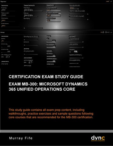 MB-330 Zertifikatsfragen