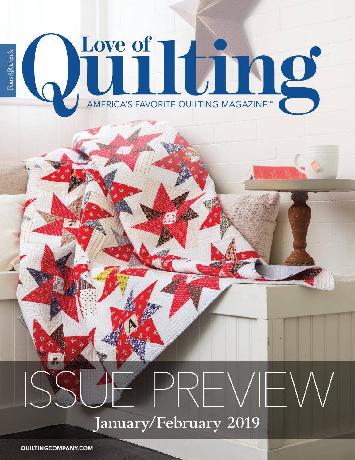 Love of Quilting January/February 2019 Issue Preview by Golden Peak ...