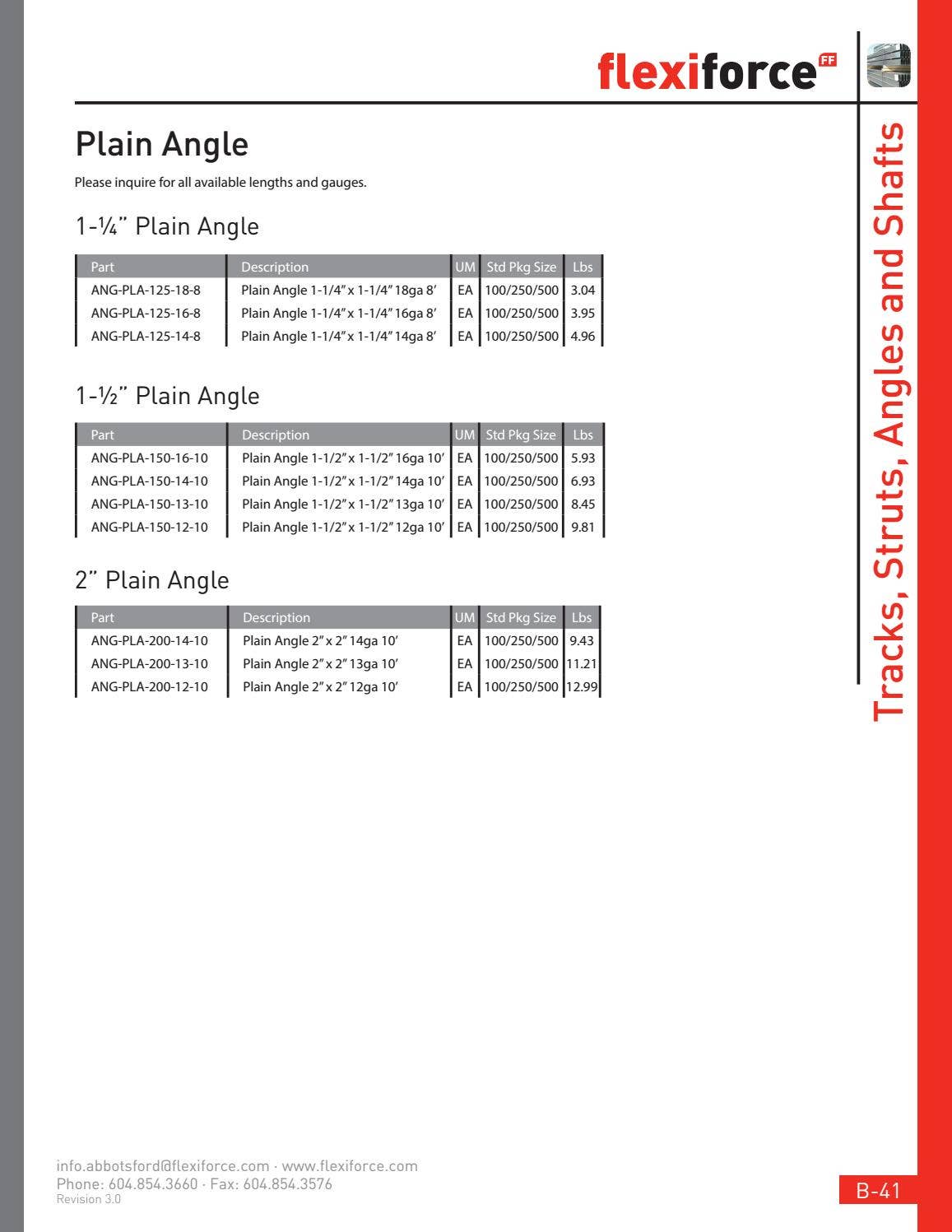 FlexiForce Americas Product Catalog Revision 3.0 by FlexiForce Americas