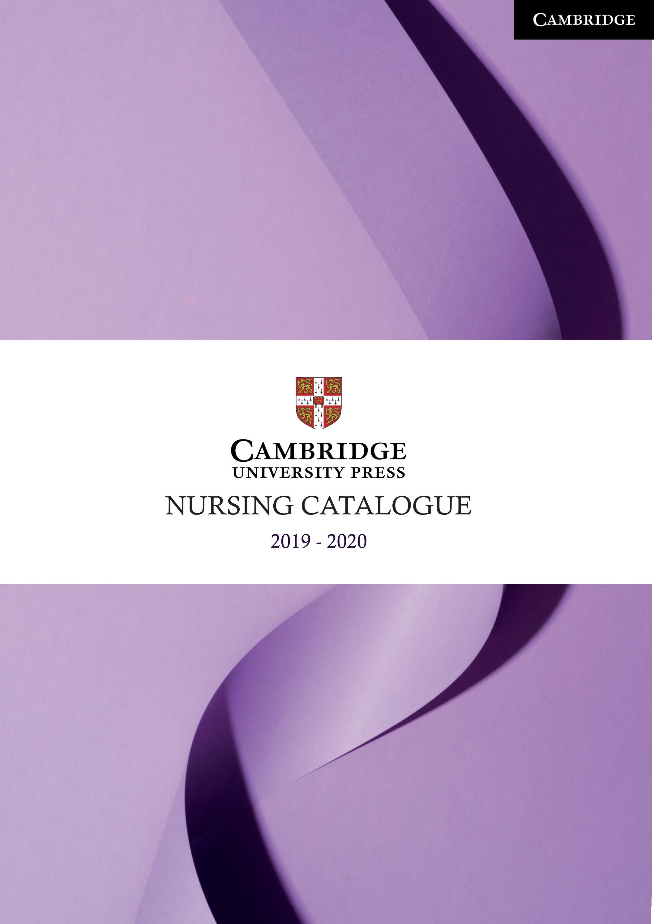 Nursing Catalogue 2019 Australia and New Zealand by Cambridge