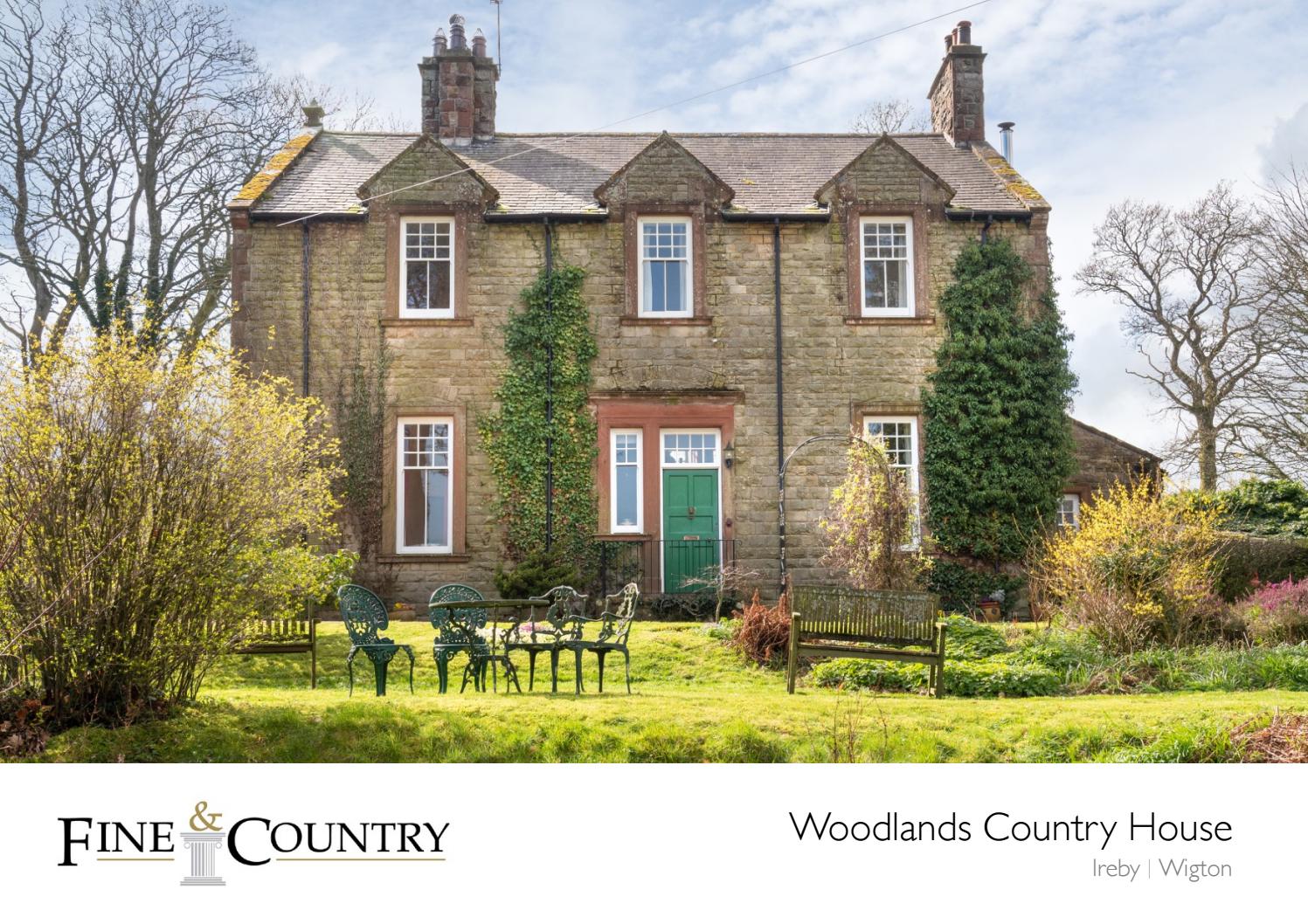 Sales brochure for 'Woodlands Country House', Ireby, Wigton by Fine