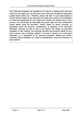 EMS-DOC-05-2 Environmental Management System Manual by CertiKit Limited ...