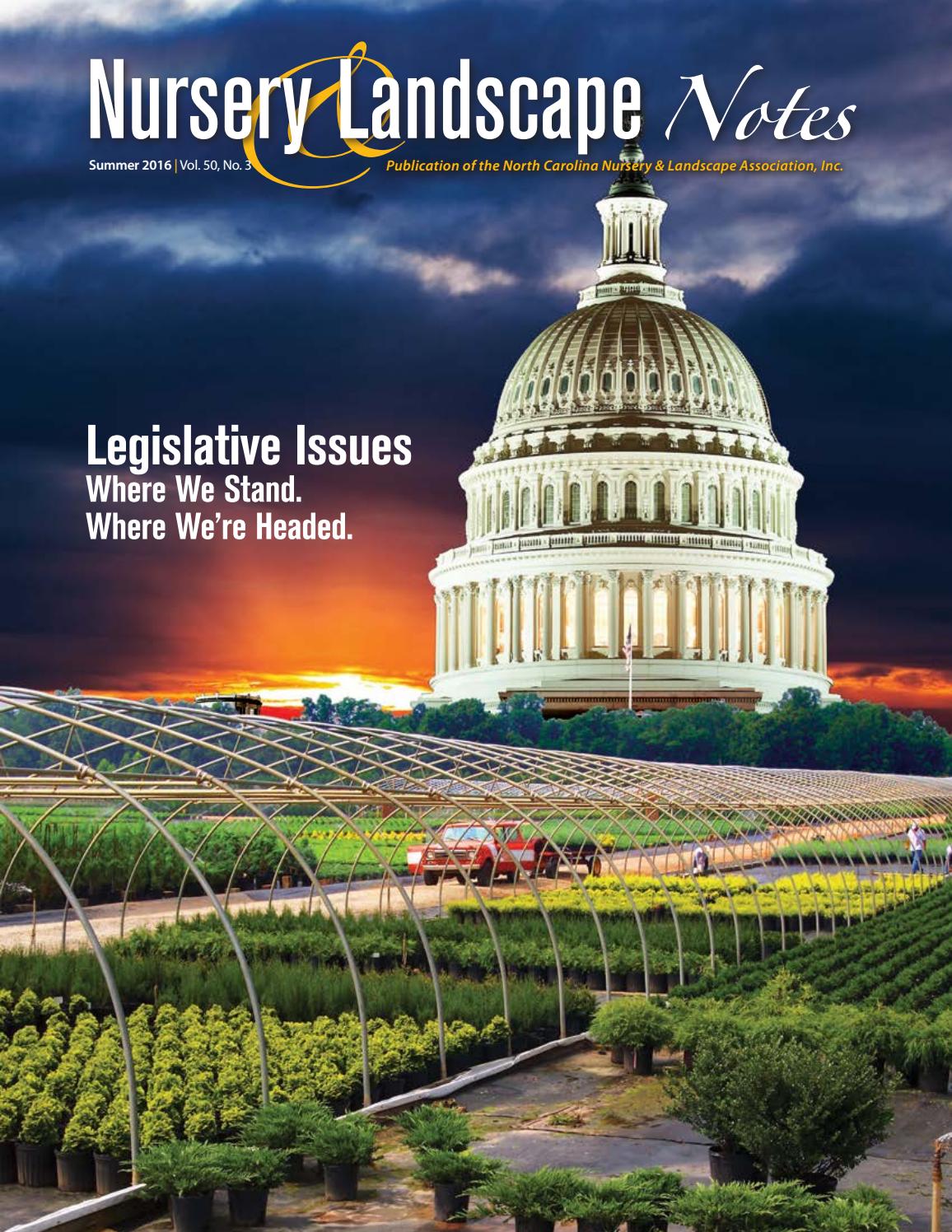 element landscaping wilmington nc on Nursery Landscape Notes Summer 2016 By North Carolina Nursery Landscape Association Issuu