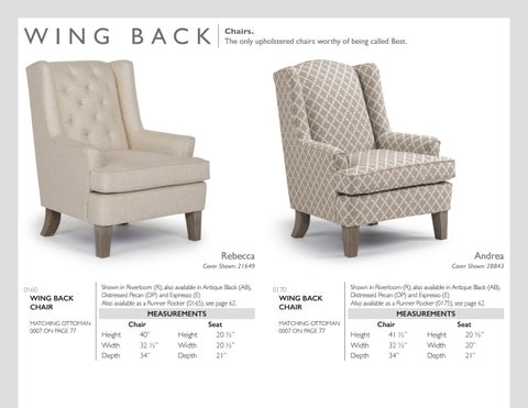 Best Home Furnishings Chairs and Gliders - 春季 2019 家具目录 第 10 页