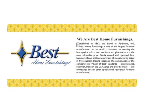 Best Home Furnishings Stationary - 春季 2019 家具目录 第 3 页