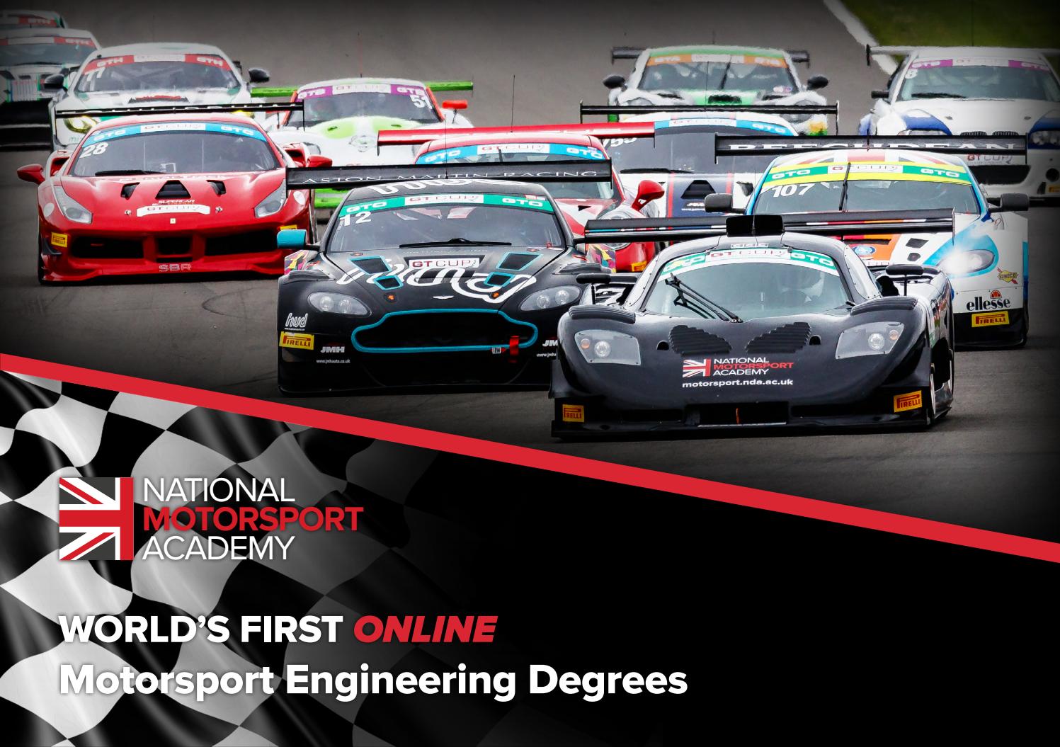 NMA - Online Motorsport Engineering Degrees - Full Prospectus by NDA ...