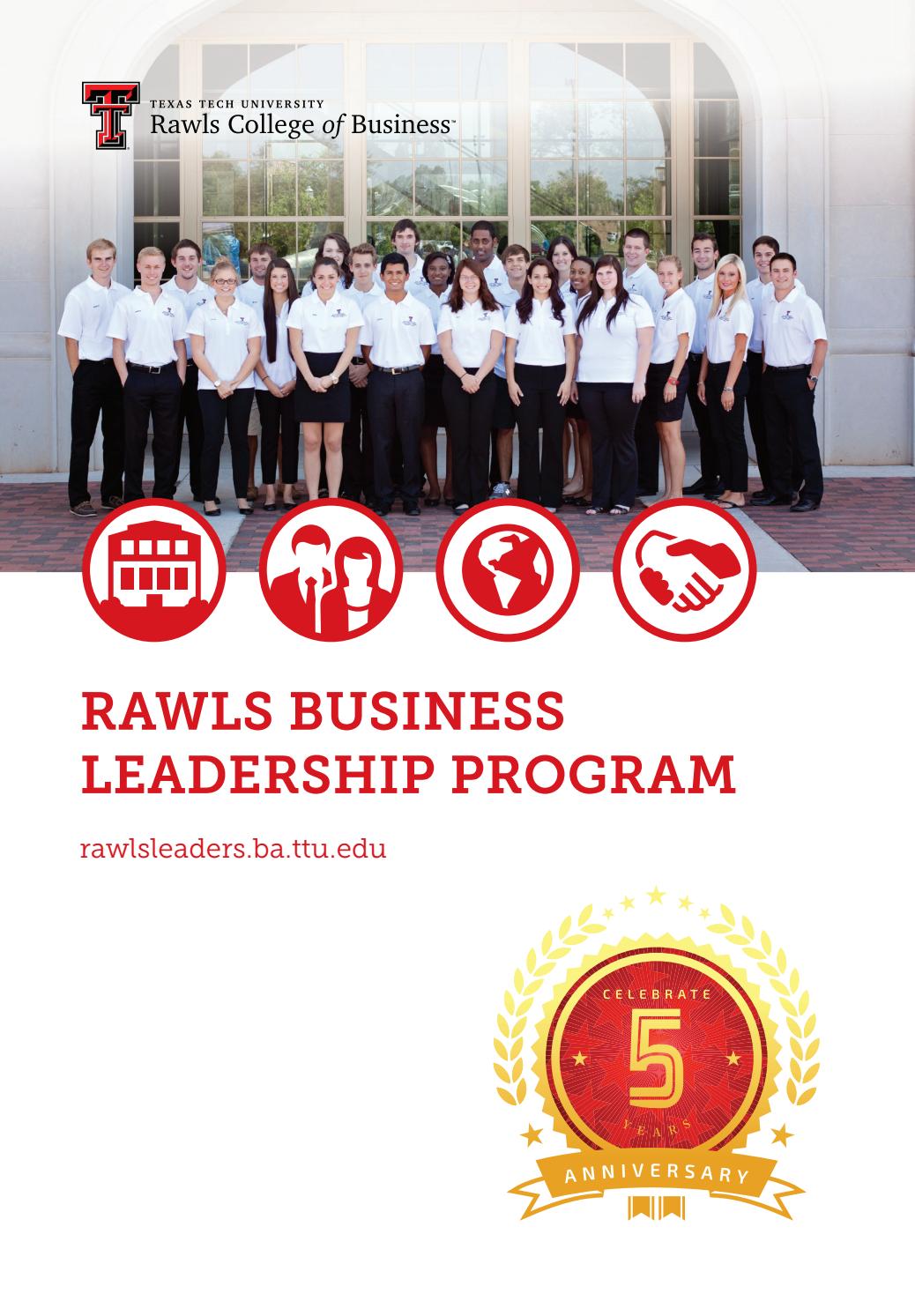 Rawls Business Leadership Program by Rawls College of Business Issuu