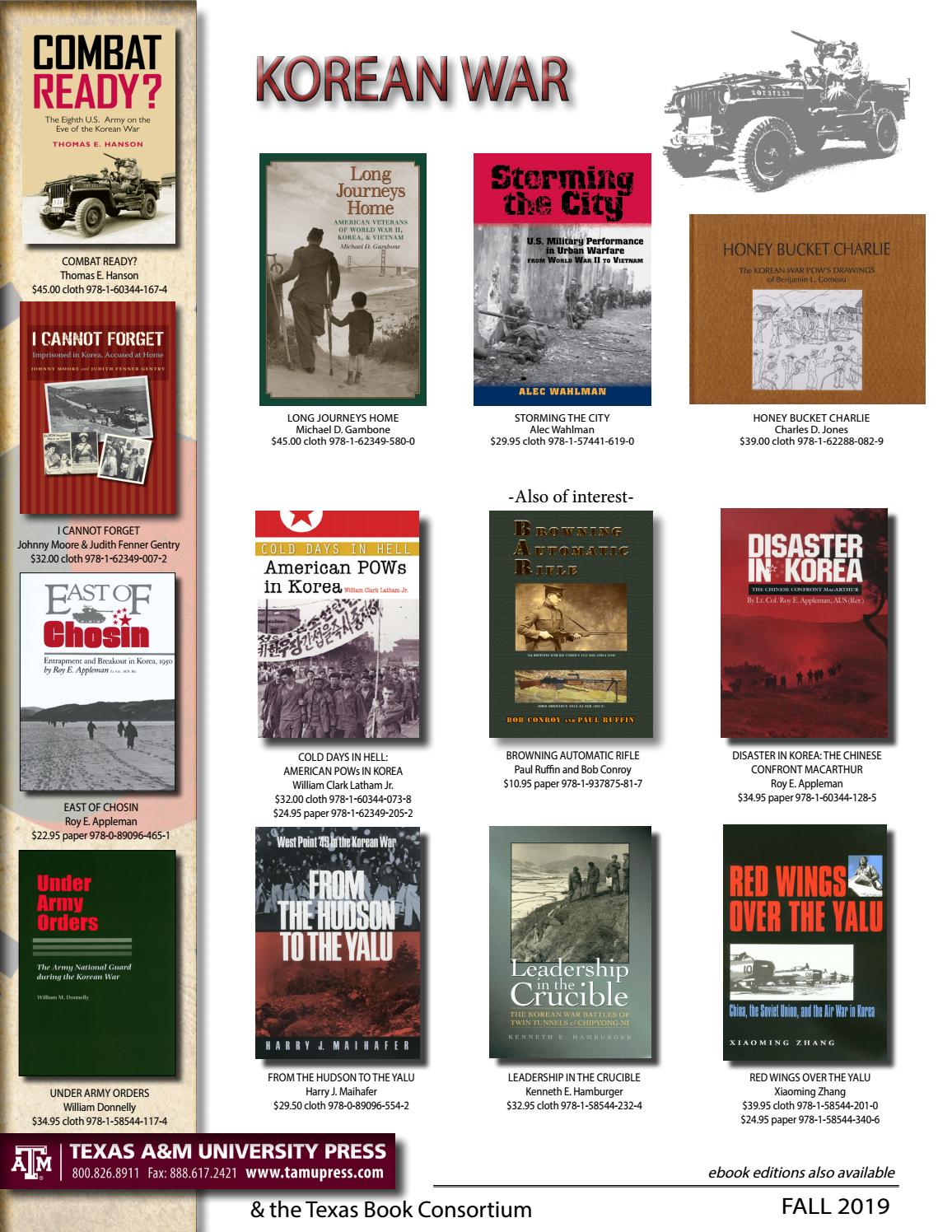 Korean War Books by TAMU Press Issuu