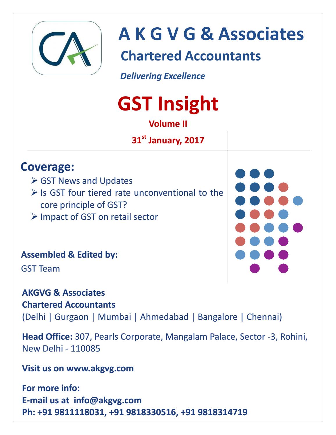 GST Updates and News Top GST Consultant in India by akgvgindia Issuu