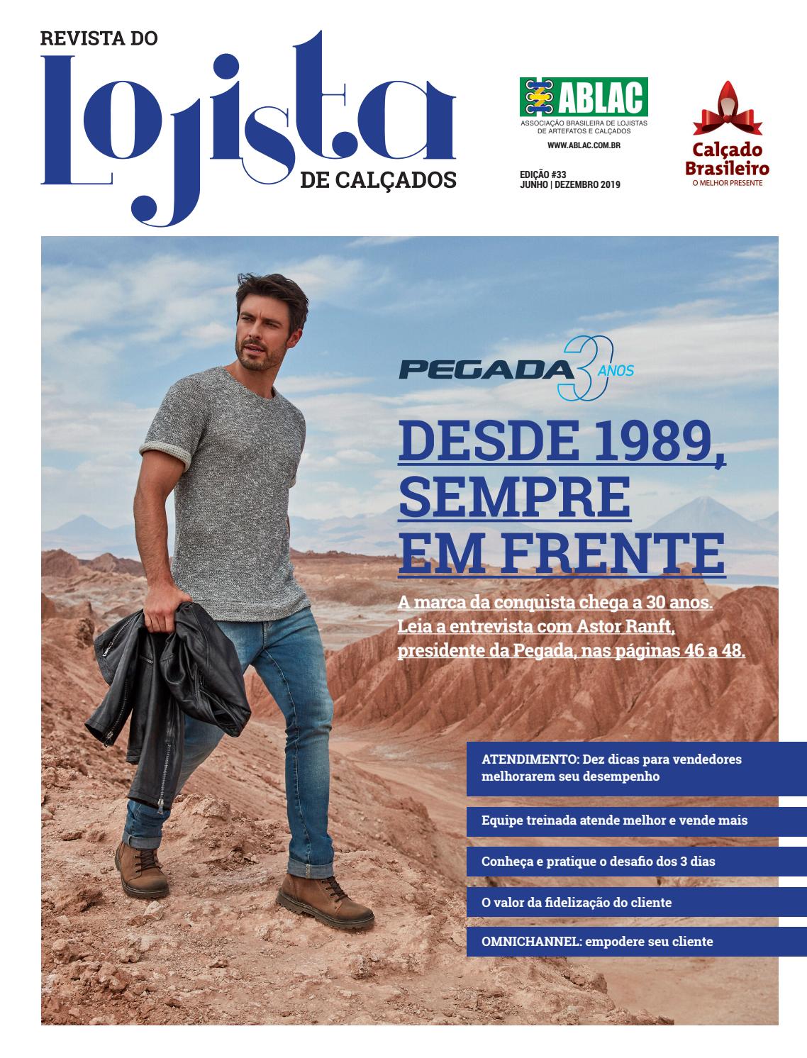 sapatenis pegada lançamento 2019