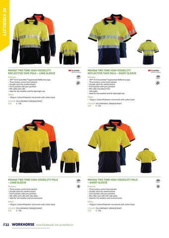 Workhorse Industrial Strength Apparel Catalogue by Blackwoods - Issuu
