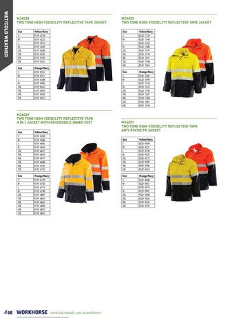 Workhorse Industrial Strength Apparel Catalogue by Blackwoods - Issuu