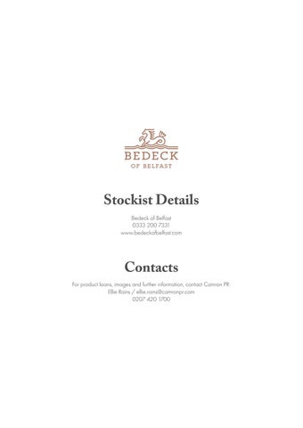 Bedeck of Belfast 秋季 / 冬季 2019 家具型录 第 24 页