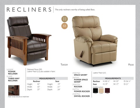 Best Home Furnishings 皮革 - 春季 2019 家具目录 第 15 页