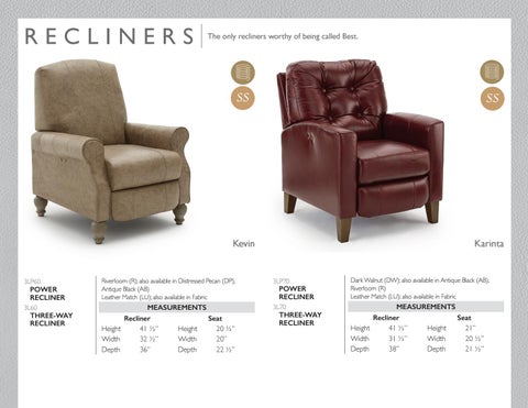 Best Home Furnishings 皮革 - 春季 2019 家具目录 第 17 页