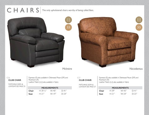Best Home Furnishings 皮革 - 春季 2019 家具目录 第 9 页