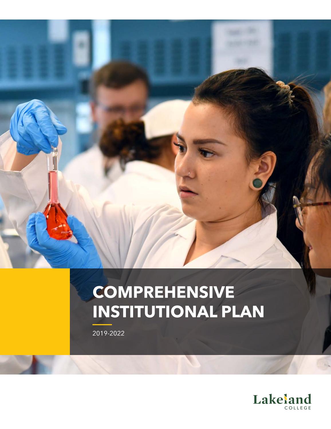 2019 22 Comprehensive Institutional Plan for Lakeland College by