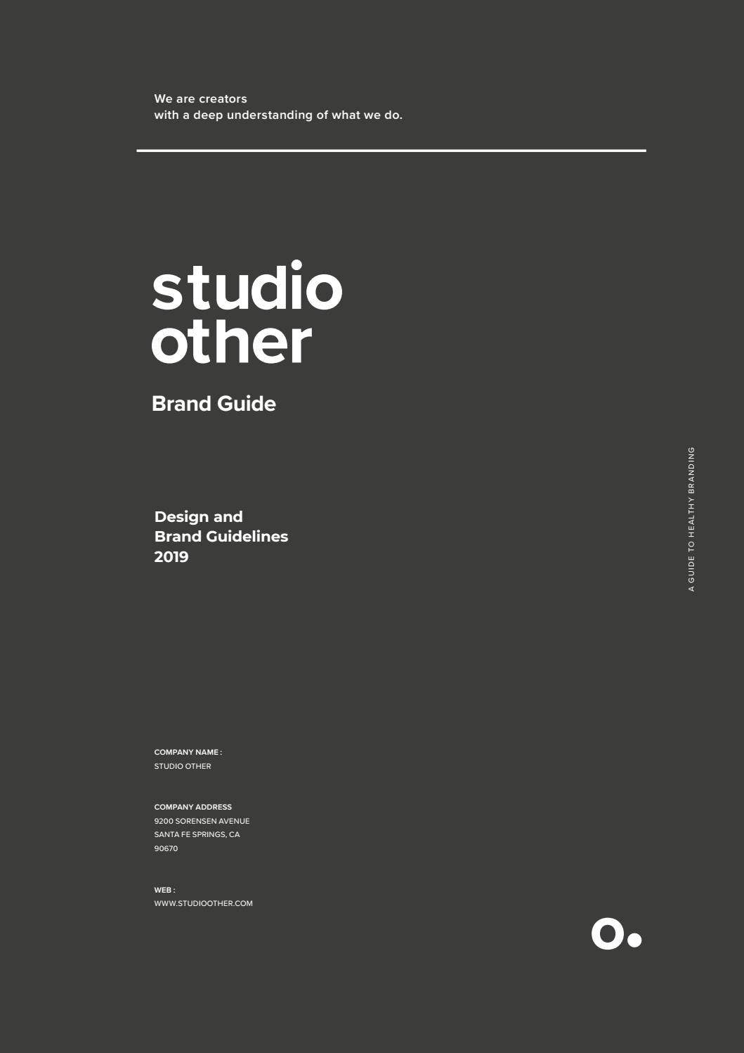 Studio Other Brand Buidelines by Tangram - Issuu
