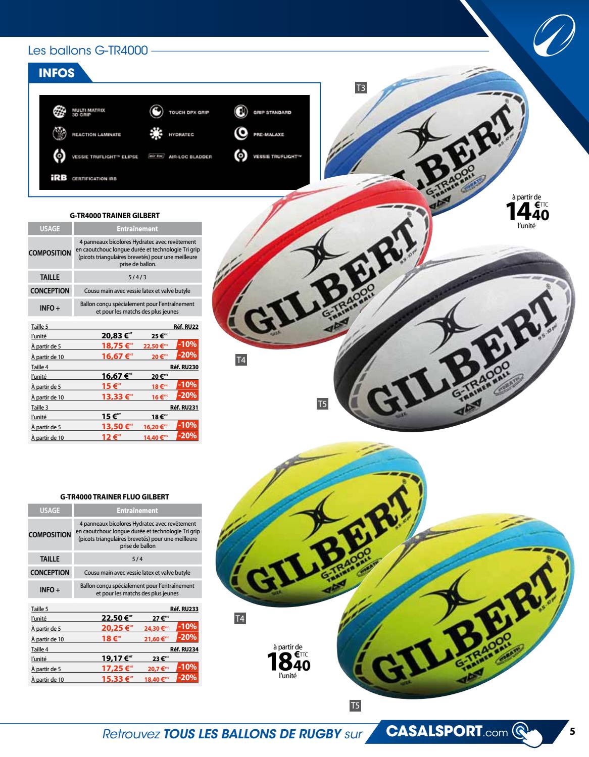Catalogue Rugby spécial Clubs 2019 by CASAL SPORT Issuu