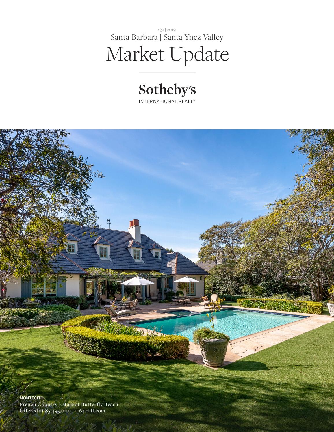 Q2 2019 Santa Barbara & Santa Ynez Region Market Update by Sotheby's