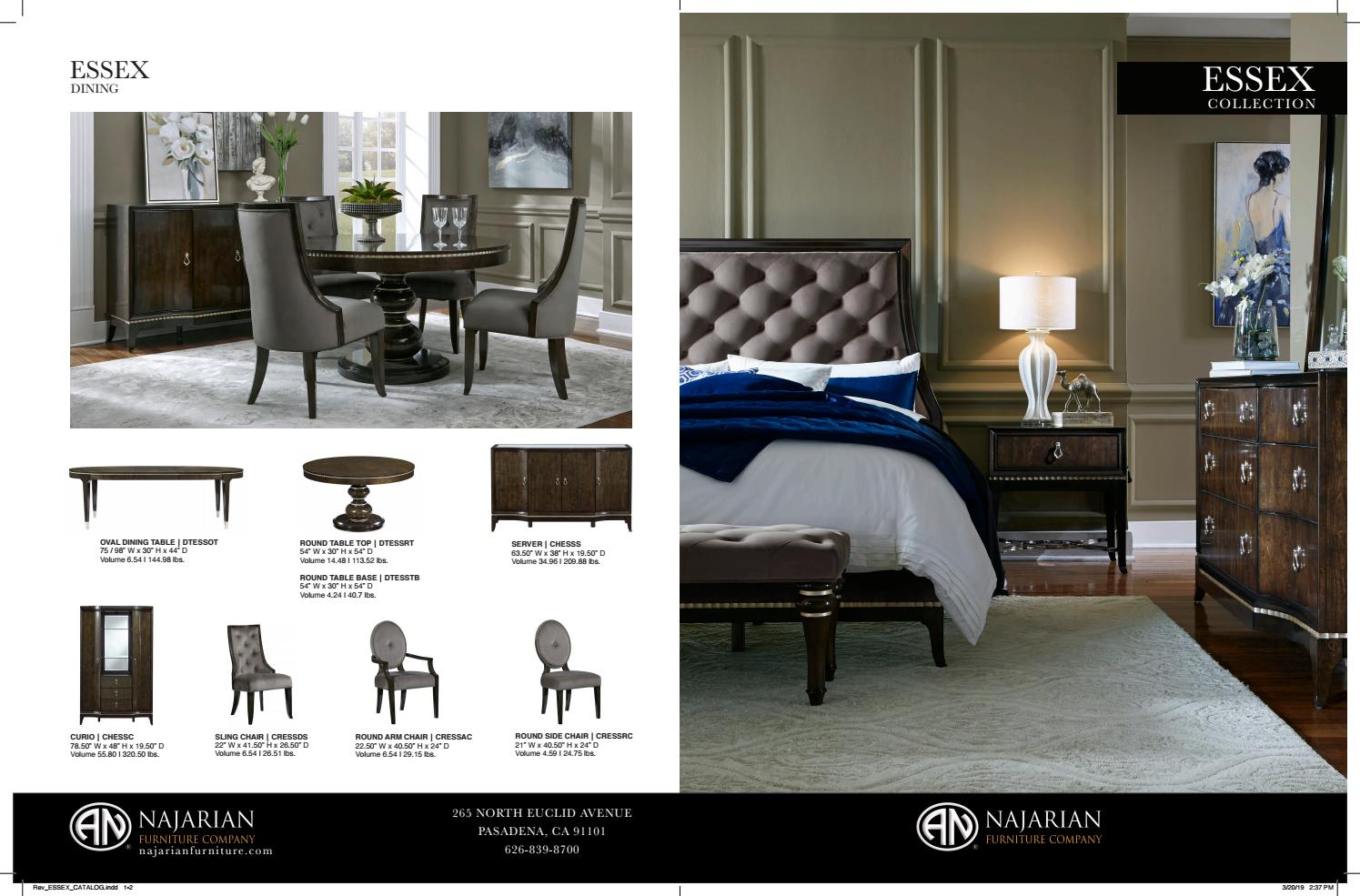 Essex Collection by Najarian Furniture Company Issuu