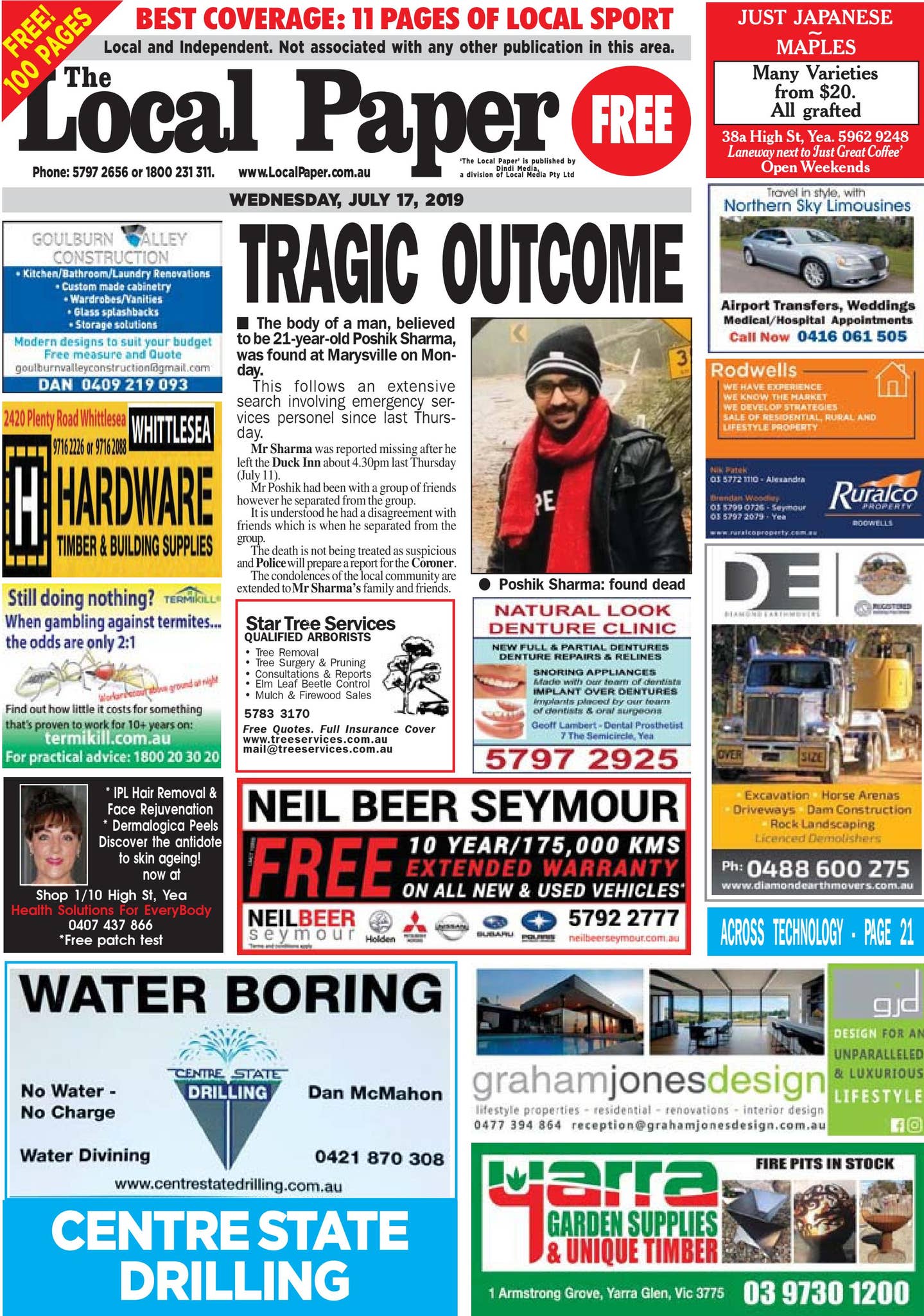 Small Local Paper The Local Paper. Wed., July 17, 2019 by Ash Long - Issuu