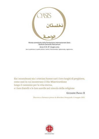 Estrattooasis17itadigpdf By Marcianum Press Issuu