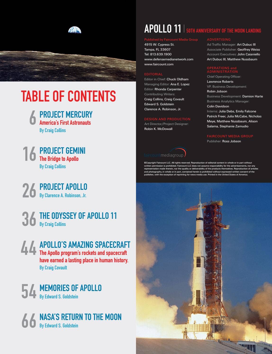 Apollo 11: 50th Anniversary of the Moon Landing by Faircount Media ...