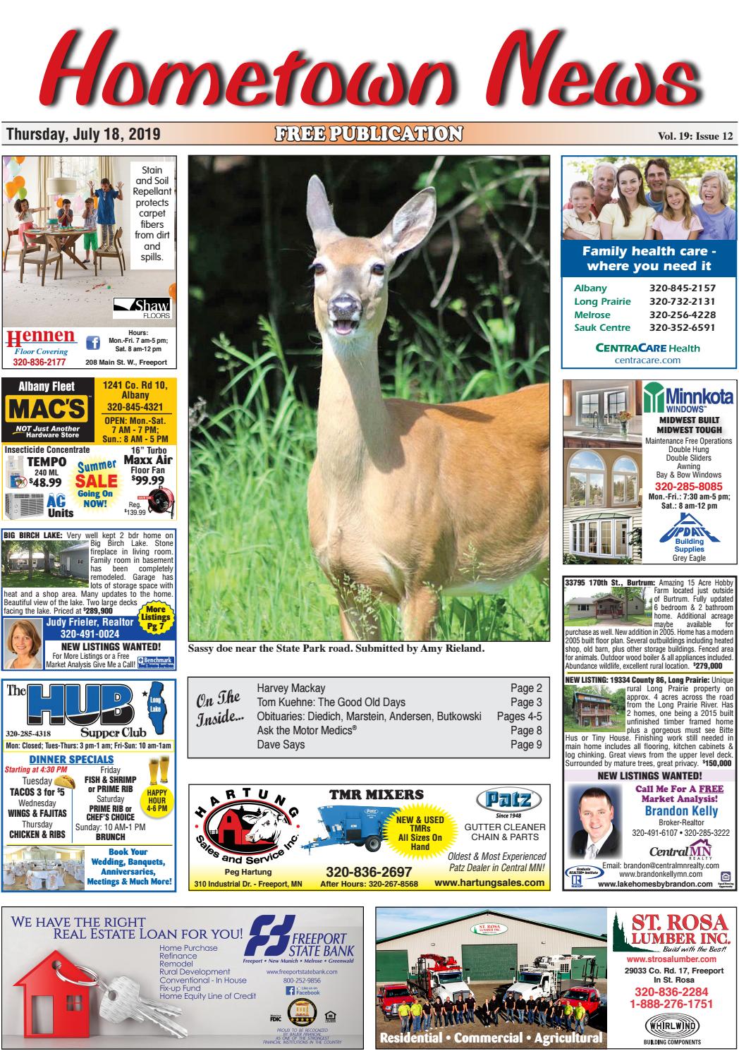 Hometown News July 18 2019 By Hometown News Issuu