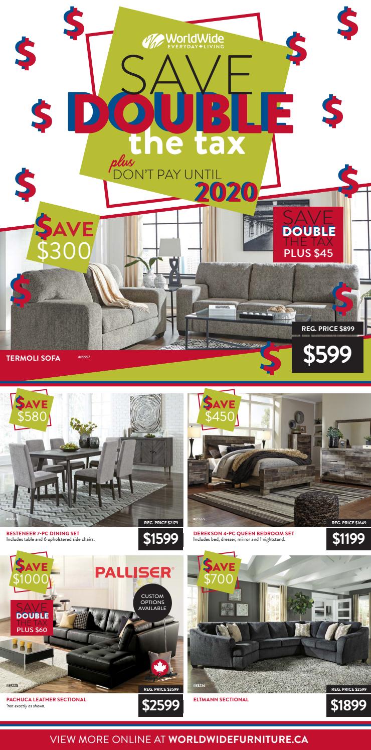 WorldWide Save Double the Tax by WorldWide Furniture Issuu