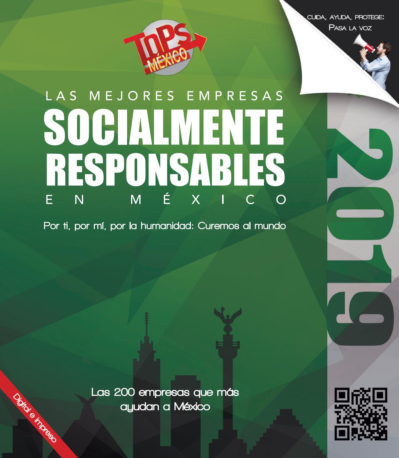 Las Mejores Empresas Socialmente Responsables en México 2019 by Editorial EA Issuu