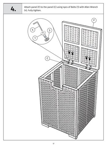 Cheyenne Fire 桌 Assembly Instructions (SL-FT-1) 第 18 页