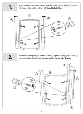 Logan Fire 桌 Assembly Instructions (SL-FT-2-BLK, SL-FT-2-GRY) 第 7 页