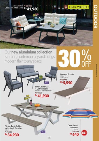 Teak World 家具目录 · Les Soldes 2019 | 第 21 页