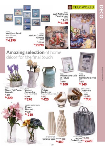 Teak World 家具目录 · Les Soldes 2019 | 第 23 页